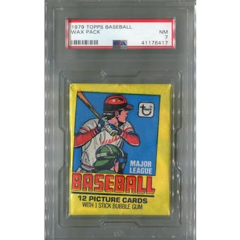 1979 Topps Baseball Wax Pack PSA 7 (NM) *6417 (Reed Buy)