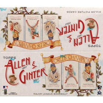 2007 Topps Allen & Ginter Baseball 24-Pack Box