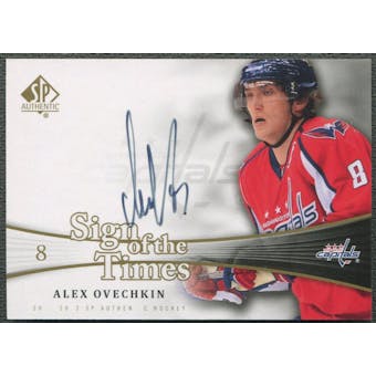 2011/12 SP Authentic #SOTAO Alexander Ovechkin Sign of the Times Auto