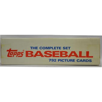 1987 Topps Baseball Factory Set (White Box) (Reed Buy)