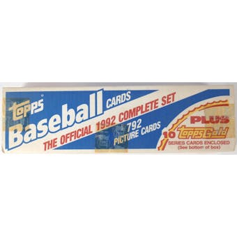 1992 Topps Baseball Factory Set (White Box) (Reed Buy)
