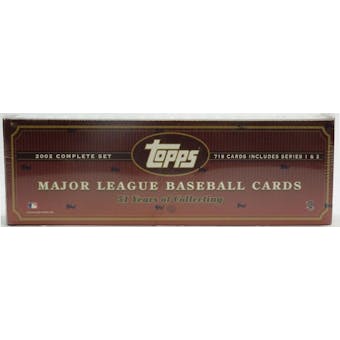 2002 Topps Baseball Hobby Factory Set (Box) (Brown) (Reed Buy)