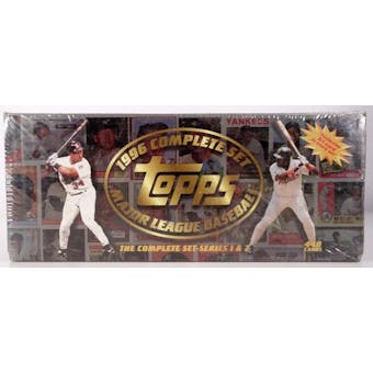 1996 Topps Baseball Retail Factory Set (Brown) (Reed Buy)