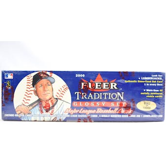 2000 Fleer Tradition Glossy Baseball Factory Set (Box) (Reed Buy)