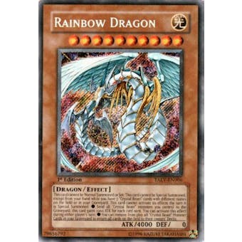Yu-Gi-Oh Tactical Evolution 1st Edition Single Rainbow Dragon Secret Rare Near Mint