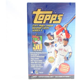 2001 Topps Series 1 Baseball Jumbo Box (Reed Buy)