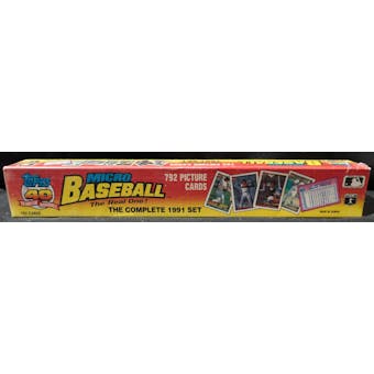 1991 Topps Micro Baseball Factory Set (Reed Buy)