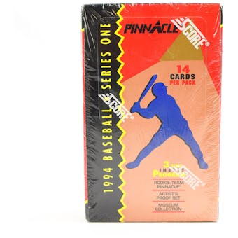 1994 Pinnacle Series 1 Baseball Retail Box (Reed Buy)