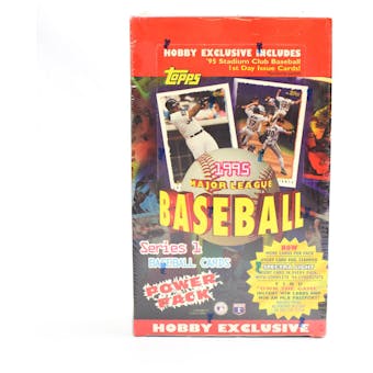 1995 Topps Series 1 Baseball Hobby Box (Reed Buy)
