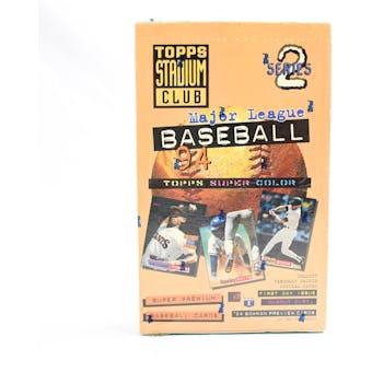 1994 Topps Stadium Club Series 2 Baseball Hobby Box (Reed Buy)