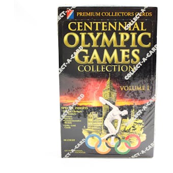 1996 Collect-A-Card Centennial Olympic Games Volume 1 Wax Box (Reed Buy)