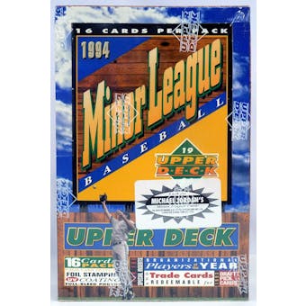 1994 Upper Deck Minor League Baseball Hobby Box (Reed Buy)