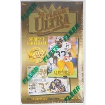 1995 Fleer Ultra Series 1 Football Hobby Box (Reed Buy)