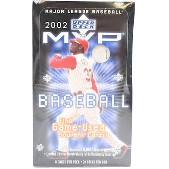 2002 Upper Deck MVP Baseball Hobby Box (Reed Buy)