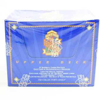 1993 Upper Deck Series 2 Baseball Jumbo Box (Derek Jeter RC) (Reed Buy)