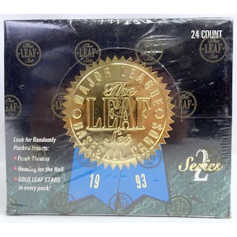 1993 Leaf Series 2 Baseball Jumbo Box (Reed Buy)