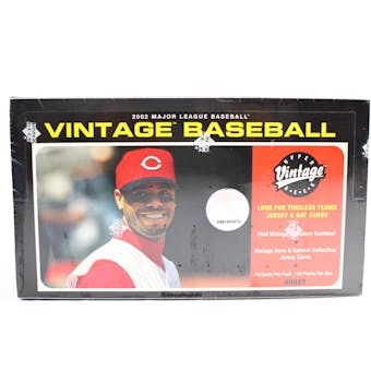 2002 Upper Deck Vintage Baseball Hobby Box (Reed Buy)