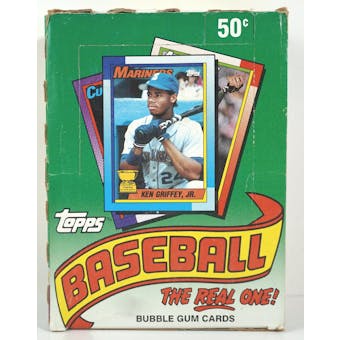 1990 Topps Baseball Wax Box (Reed Buy)