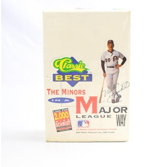 1991 Classic Best Minors Baseball Box (Reed Buy)