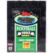1992 Topps Stadium Club Series 1 Football Hobby Box (Reed Buy)
