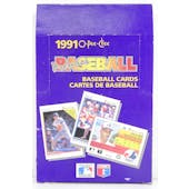 1991 O-Pee-Chee Premier Baseball Wax Box (Reed Buy)