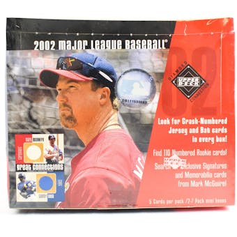 2002 Upper Deck Diamond Connection Baseball Hobby Box (Reed Buy)