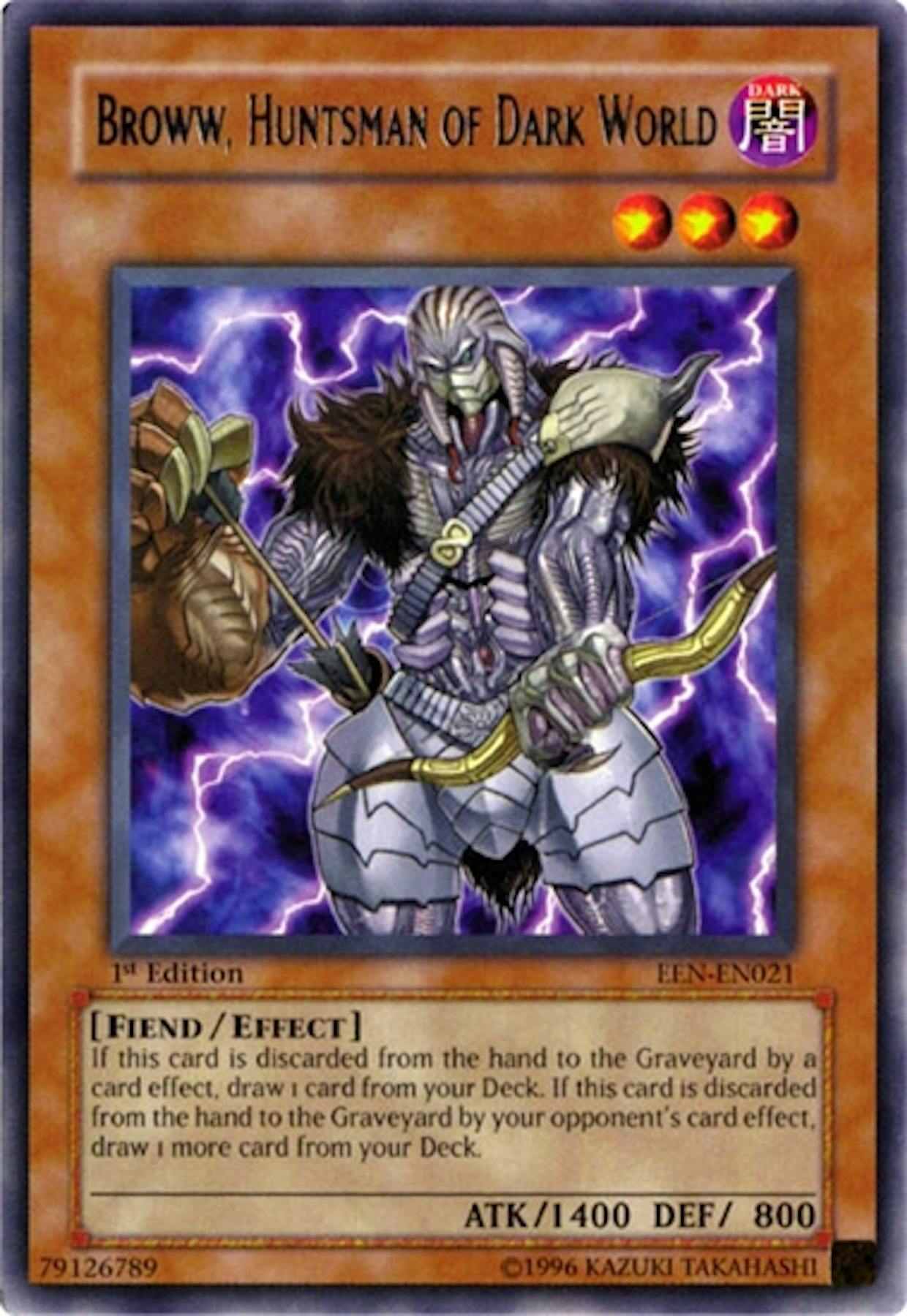Yu-Gi-Oh Elemental Energy Single Broww, Huntsman of Dark World
