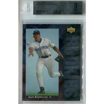 1994 Upper Deck Baseball #24 Alex Rodriguez RC BVG 9 (Mint) *9852 (Reed Buy)