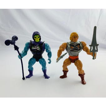 Masters of the Universe (MOTU) He-Man & Skeletor Battle Damage Figures - Set of 2!