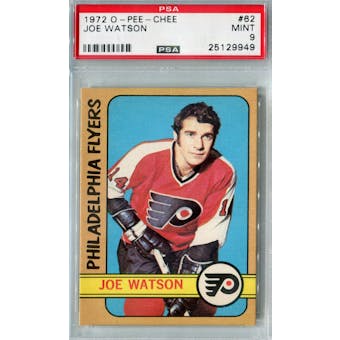 1972/73 O-Pee-Chee Hockey #62 Joe Watson PSA 9 (Mint) *9949 (Reed Buy)