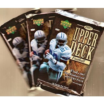 2007 Upper Deck Football Hobby Pack