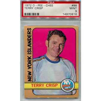 1972/73 O-Pee-Chee Hockey #88 Terry Crisp PSA 9 (Mint) *0816 (Reed Buy)