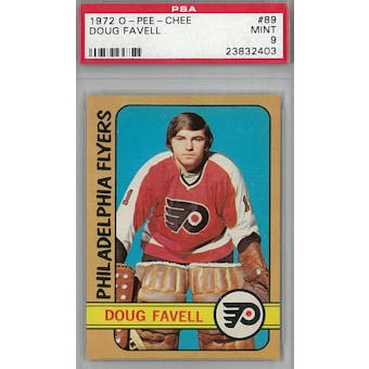 1972/73 O-Pee-Chee Hockey #89 Doug Favell PSA 9 (Mint) *2403 (Reed Buy)