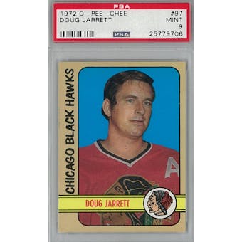 1972/73 O-Pee-Chee Hockey #97 Doug Jarrett PSA 9 (Mint) *9706 (Reed Buy)
