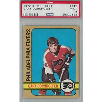 1972/73 O-Pee-Chee Hockey #146 Gary Dornhoefer PSA 9 (Mint) *0899 (Reed Buy)