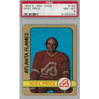 1972/73 O-Pee-Chee Hockey #163 Noel Price PSA 8 (NM-MT) *2354 (Reed Buy)