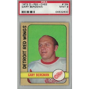 1972/73 O-Pee-Chee Hockey #164 Gary Bergman PSA 9 (Mint) *2630 (Reed Buy)