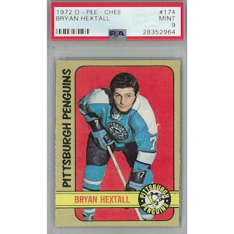 1972/73 O-Pee-Chee Hockey #174 Bryan Hextall PSA 9 (Mint) *2964 (Reed Buy)