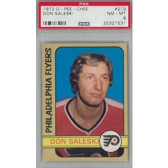 1972/73 O-Pee-Chee Hockey #213 Don Saleski RC PSA 8 (NM-MT) *1531 (Reed Buy)