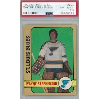 1972/73 O-Pee-Chee Hockey #275 Wayne Stephenson RC PSA 8.5 (NM-MT+) *0317 (Reed Buy)