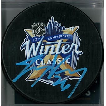 Jimmy Vesey Autographed 2018 Winter Classic Hockey Puck