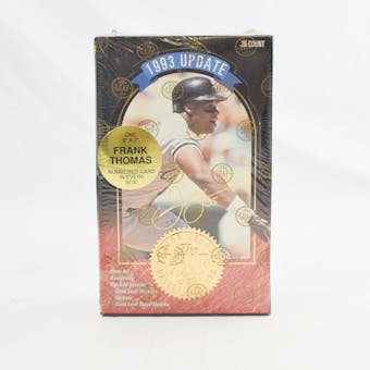 1993 Leaf Update Baseball Hobby Box (Reed Buy)