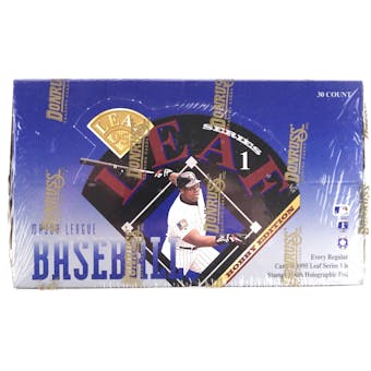 1995 Leaf Series 1 Baseball Hobby Box (Reed Buy)
