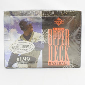 1994 Upper Deck Series 1 Baseball Jumbo Box (Reed Buy)