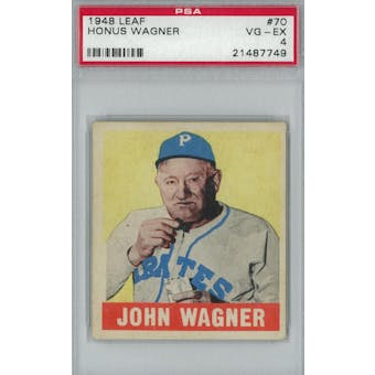 1948 Leaf Baseball #70 Honus Wagner PSA 4 (VG-EX) *7749 (Reed Buy)