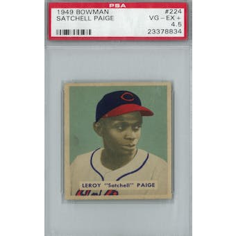 1949 Bowman Baseball #224 Leroy Satchel Paige PSA 4.5 (VG-EX+) *8834 (Reed Buy)