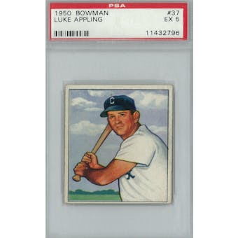 1950 Bowman Baseball #37 Luke Appling PSA 5 (EX) *2796 (Reed Buy)