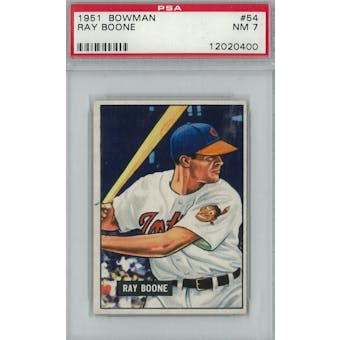 1951 Bowman Baseball #54 Ray Boone PSA 7 (NM) *0400 (Reed Buy)