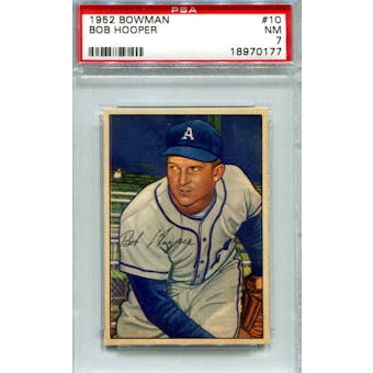 1952 Bowman Baseball #10 Bob Hopper PSA 7 (NM) *0177 (Reed Buy)