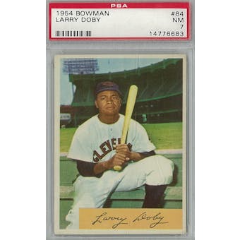 1954 Bowman Baseball #84 Larry Doby PSA 7 (NM) *6683 (Reed Buy)